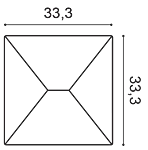 Декоративная панель Orac W106 (33.3x33.3x2.9 см) в Санкт-Петербурге