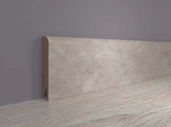 Плинтус MDF Bonkeel 24066 Бетон Лофт Светлый (80х16х2400 мм) в Санкт-Петербурге