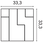 Декоративная панель Orac W102 (33.3x33.3x2.5 см) в Санкт-Петербурге