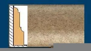 Плинтус пробковый ArtCorkDesing С 104 (Колер 5) 12x40x910 мм в Санкт-Петербурге