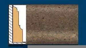 Плинтус пробковый ArtCorkDesing С 103 (Колер 7) 12х65х910 мм в Санкт-Петербурге
