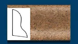 Плинтус пробковый ArtCorkDesing С 102 (Колер 9) 20x40x910 мм в Санкт-Петербурге