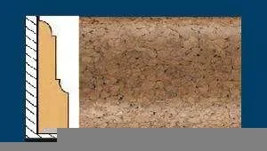 Плинтус пробковый ArtCorkDesing С 104 (Колер 9) 12x40x910 мм в Санкт-Петербурге