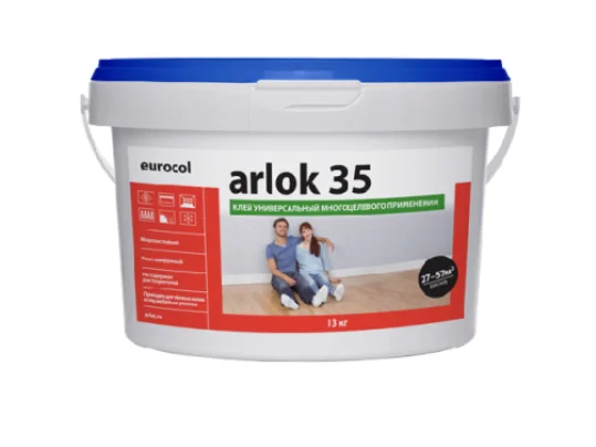Клей Arlok 35 (13 кг) 230-490 г/м2, контактный для ПВХ покрытий в Санкт-Петербурге