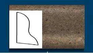 Плинтус пробковый ArtCorkDesing С 102 (Колер 7) 20x40x910 мм в Санкт-Петербурге