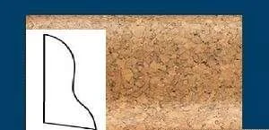 Плинтус пробковый ArtCorkDesing С 102 (Колер 8) 20x40x910 мм в Санкт-Петербурге
