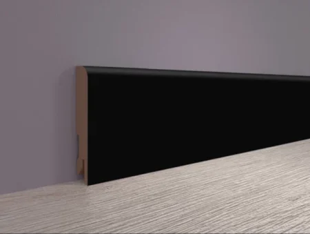 Плинтус MDF Bonkeel 24032 Чёрный Софт (100х16х2400 мм) в Санкт-Петербурге