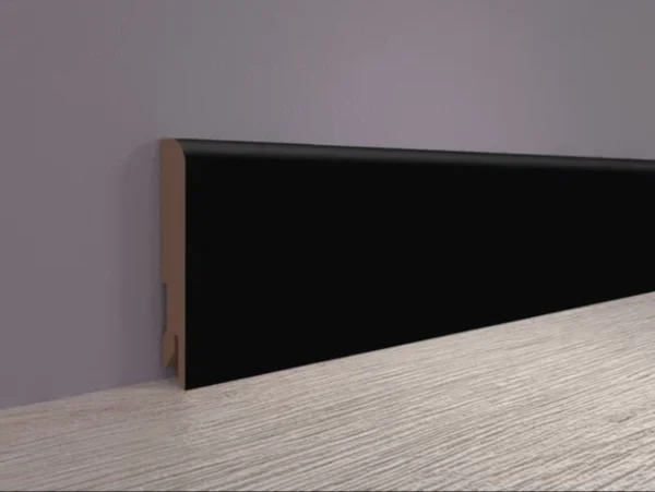 Плинтус MDF Bonkeel 24032 Чёрный Софт (100х16х2400 мм) в Санкт-Петербурге