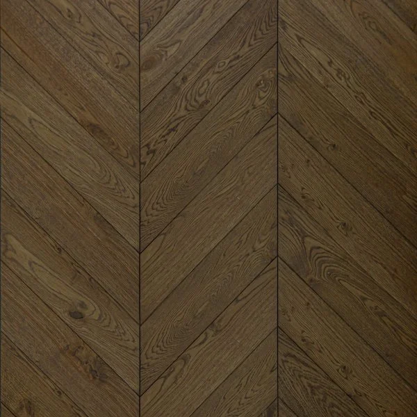 Инженерная доска Kochanelli Французская Ёлка Оскуро Дуб Original Браш (600х120х15) в Санкт-Петербурге