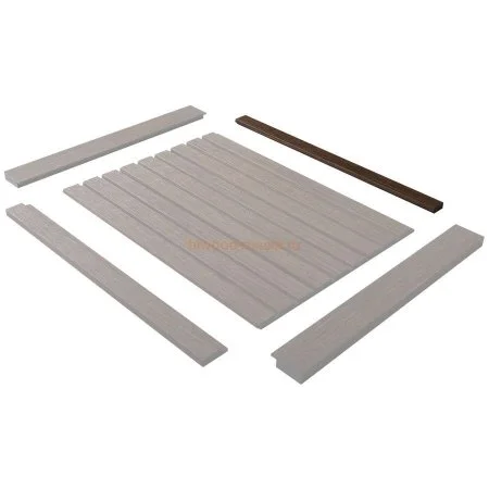 Финишный молдинг LF124B BR396 левый декорированный (31х12х2700мм) в Санкт-Петербурге