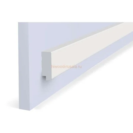 Финишный молдинг LF124B NP левый белый (31х12х2700мм) в Санкт-Петербурге