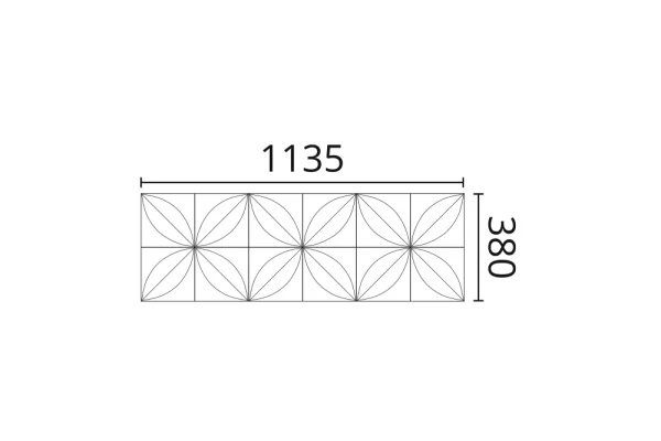 Декоративная панель NMC Arstyl Flower (113.5x38x2.8 см) в Санкт-Петербурге