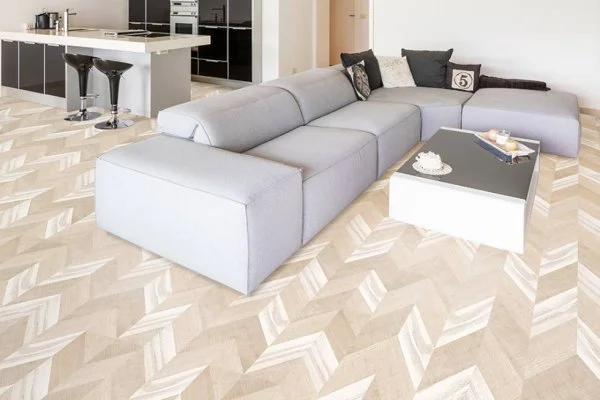 Пробковое покрытие CorkStyle Chevron Creme в Санкт-Петербурге