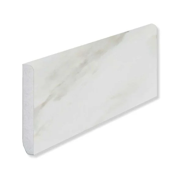 Кварцевый плинтус Fargo 6089-1 Белый Мрамор 80х11х2200 мм в Санкт-Петербурге