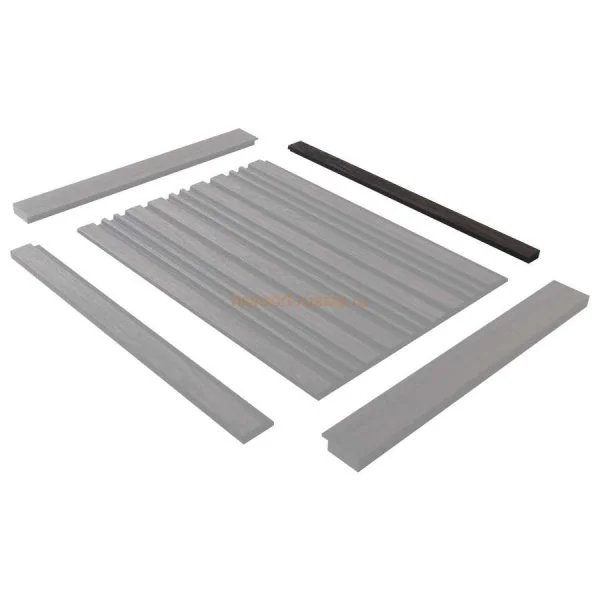 Финишный молдинг LF124B BR395K левый декорированный (31х12х2700мм) в Санкт-Петербурге