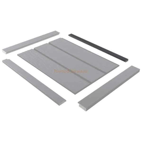 Финишный молдинг LF124B GR15K левый декорированный (31х12х2700мм) в Санкт-Петербурге