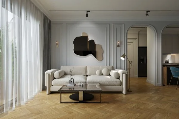 Паркетная доска Quartz Parquet Штучный паркет Вяз Кенигсберг 44-550-62 в Санкт-Петербурге