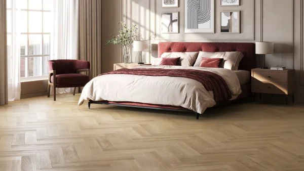 Паркетная доска Quartz Parquet Английская Ёлка Дуб Лимба 33-405 в Санкт-Петербурге