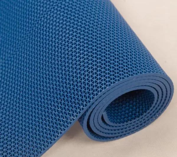 Грязезащитное рулонное покрытие ЗигЗаг Синий 4,5 мм (1,2 м) Китай в Санкт-Петербурге