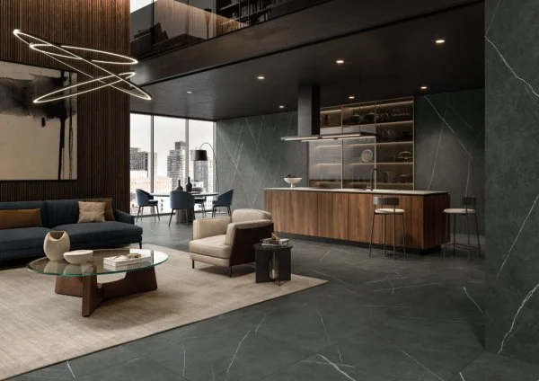 Керамогранит Italon Метрополис Империал Блэк 120х278 (Натуральная и Реттифицированная) в Санкт-Петербурге