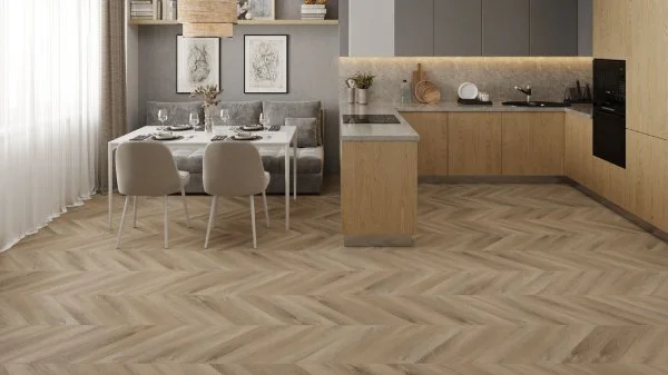 Кварц-виниловая плитка Alpine Floor Chevron Дуб Синистра ECO 20-6 (2,5 мм. 43 класс) в Санкт-Петербурге