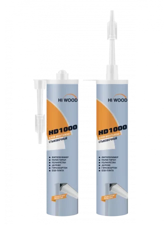 Монтажно-стыковочный клей HiWood HD1000 Белый 280 ml в Санкт-Петербурге