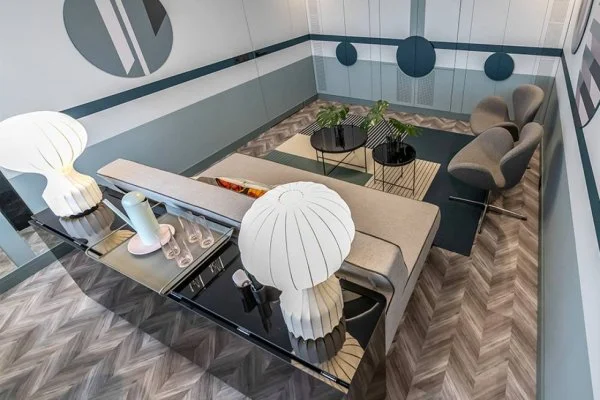 Пробковое покрытие CorkStyle Chevron Silver в Санкт-Петербурге