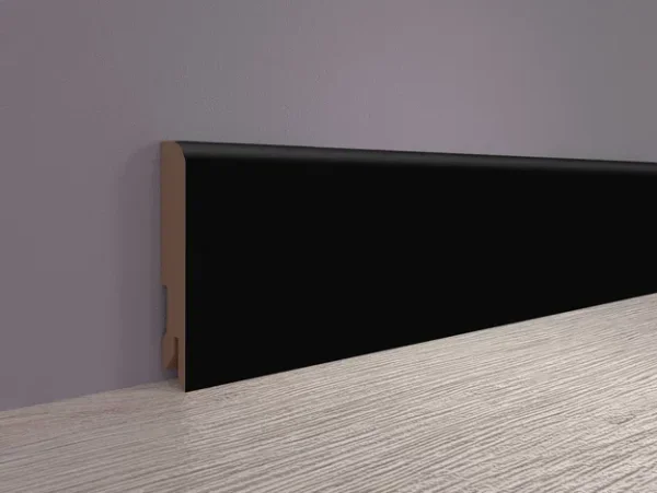 Плинтус MDF Bonkeel 24032 Чёрный Софт (100х16х2400 мм) в Санкт-Петербурге
