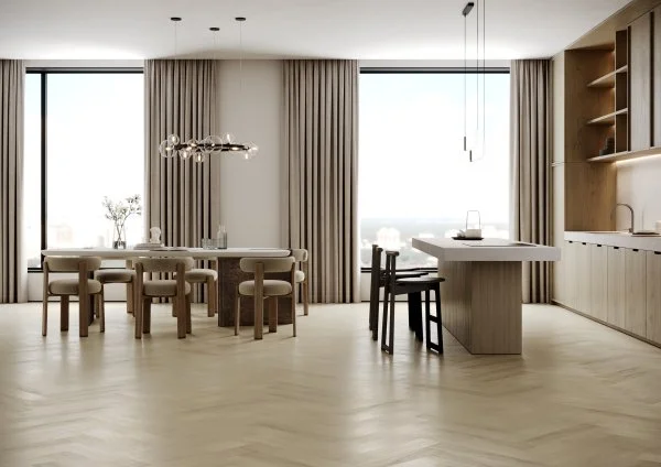 Паркетная доска Quartz Parquet Английская Ёлка Дуб Испанский 33-404 в Санкт-Петербурге