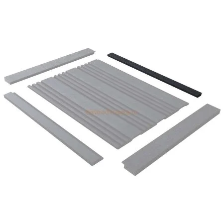 Финишный молдинг LF124B BK114K левый декорированный (31х12х2700мм) в Санкт-Петербурге