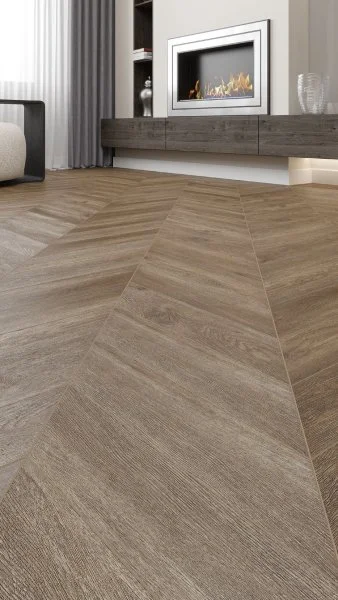 Кварц-виниловая плитка Alpine Floor Chevron Макадамия ECO 20-5 (2,5 мм. 43 класс) в Санкт-Петербурге