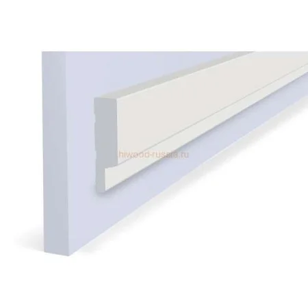 Финишный молдинг LF124A NP правый белый (42х12х2700мм) в Санкт-Петербурге