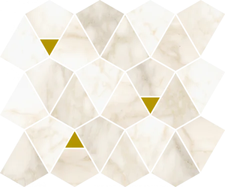 Керамогранит Italon Этернум Каррара Мозаика Вертекс 25.8х30 (Натуральная) в Санкт-Петербурге