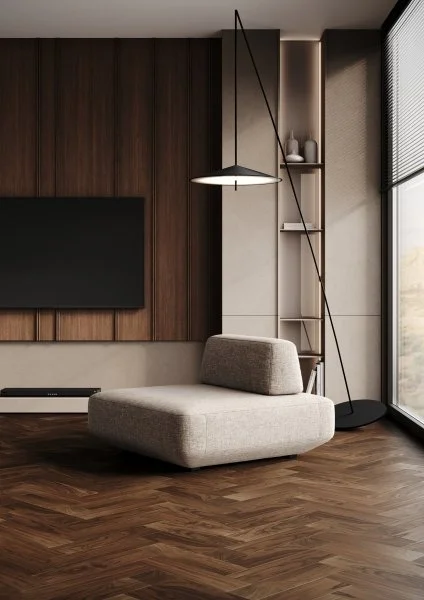 Паркетная доска Quartz Parquet Штучный паркет Орех Американский 44-400-29 в Санкт-Петербурге