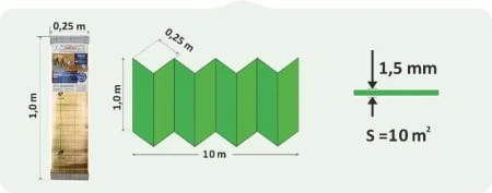 Подложка Солид 1,5мм для LVT ANTI SLIP (10м2) в Санкт-Петербурге