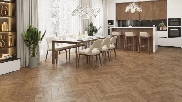 Кварц-виниловая плитка Alpine Floor Chevron Гевуина ECO 20-10 (2,5 мм. 43 класс) в Санкт-Петербурге