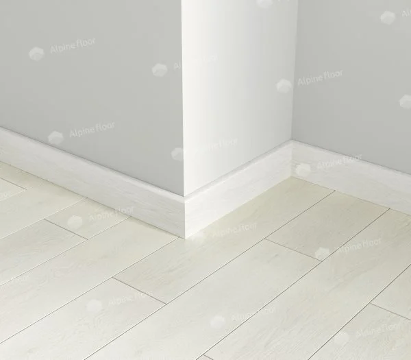 Кварцевый плинтус Alpine Floor Parquet Light 13-0 Белый в Санкт-Петербурге