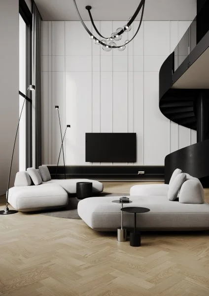 Паркетная доска Quartz Parquet Штучный паркет Дуб Бисквитный 44-1258-07 в Санкт-Петербурге