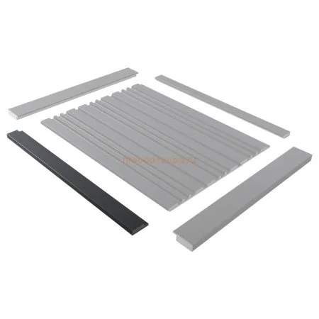 Финишный молдинг LF124A GR3 правый декорированный (42х12х2700мм) в Санкт-Петербурге