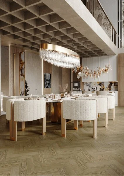 Паркетная доска Quartz Parquet Штучный паркет Дуб Конго 44-1258-54 в Санкт-Петербурге