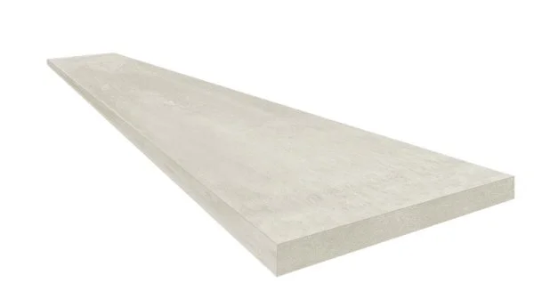 Керамогранит Coliseum Экспо Уайт Ступень угловая правая (Натуральный, 33х60) в Санкт-Петербурге