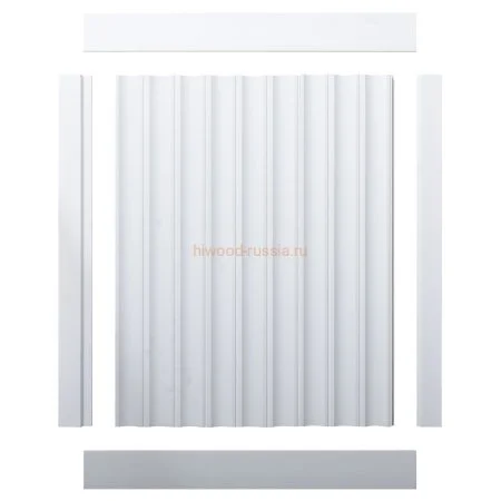 Финишный молдинг LF124B NP левый белый (31х12х2700мм) в Санкт-Петербурге