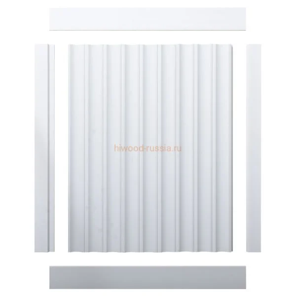 Финишный молдинг LF124A NP правый белый (42х12х2700мм) в Санкт-Петербурге