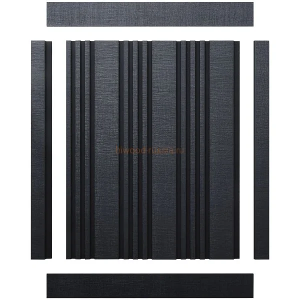 Финишный молдинг LF124B BK114K левый декорированный (31х12х2700мм) в Санкт-Петербурге