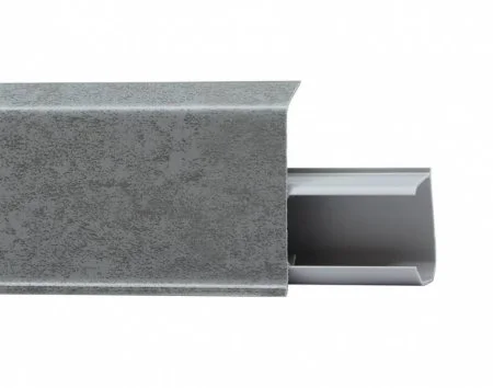 Пластиковый плинтус Royce №551 Грей (55х23х2200мм) в Санкт-Петербурге