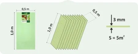 Подложка Солид 3мм листовая (5м2) в Санкт-Петербурге