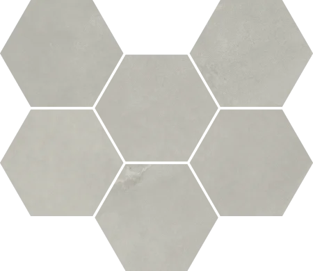 Керамогранит Italon Континуум Сильвер Мозаика Гексагон (Натуральная 25х29) в Санкт-Петербурге