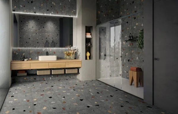 Керамогранит Coliseum Палладио Блэк 60х120 (Натуральный и Реттифицированный) в Санкт-Петербурге