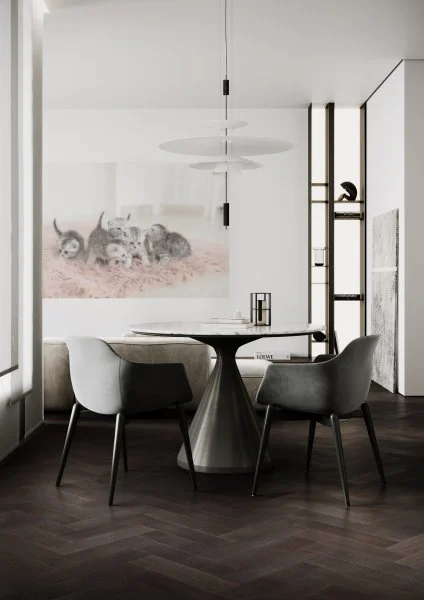 Паркетная доска Quartz Parquet Штучный паркет Дуб Смоляной 44-1258-01 в Санкт-Петербурге