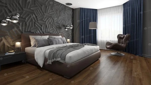 Кварц-виниловая плитка Alpine Floor Premium XL Дуб Шоколадный ЕСО 7-18, 8 мм. 43 класс в Санкт-Петербурге